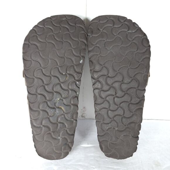 Birkenstock Women's Mayari US5 EU36 Birkibuc Mocha Brown Strappy Slide sandals - Picture 10 of 16